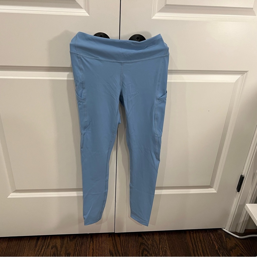 Outdoor Voices Zoom 7/8 Leggings Small Light Blue